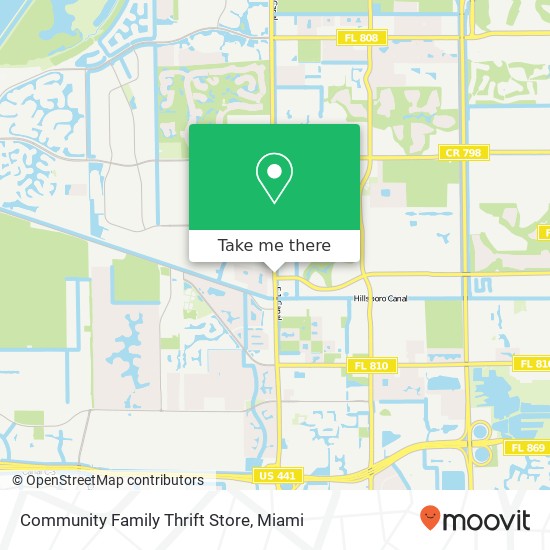 Mapa de Community Family Thrift Store