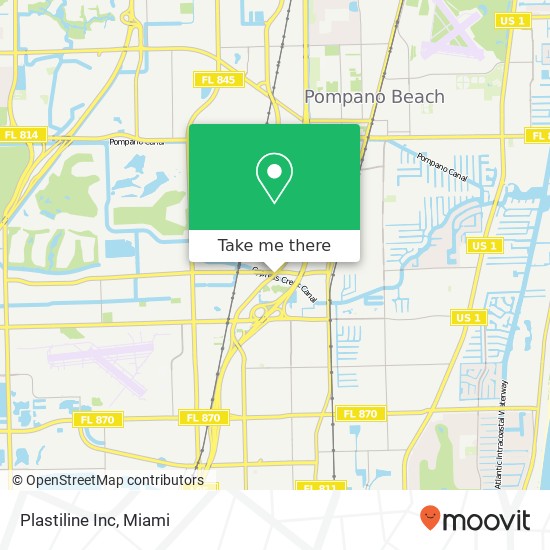 Plastiline Inc map