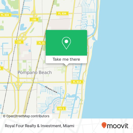 Royal Four Realty & Investment map