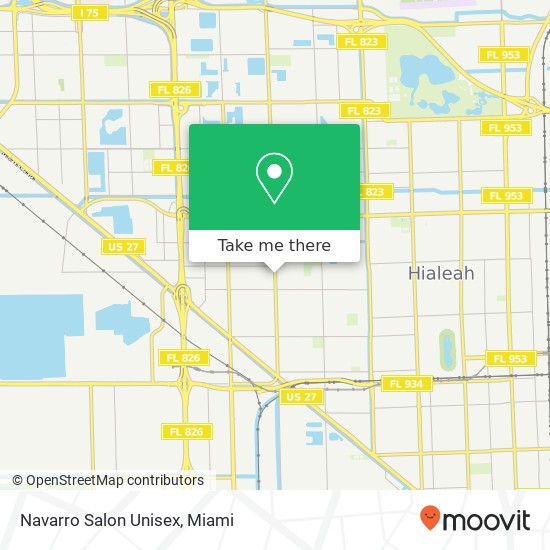 Navarro Salon Unisex map