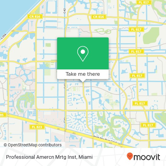 Professional Amercn Mrtg Inst map