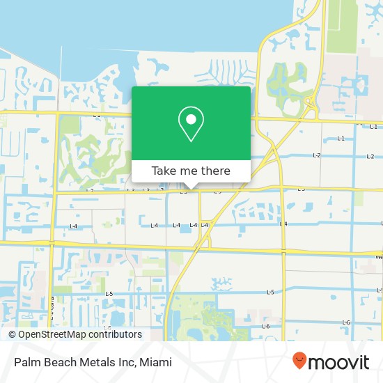 Mapa de Palm Beach Metals Inc