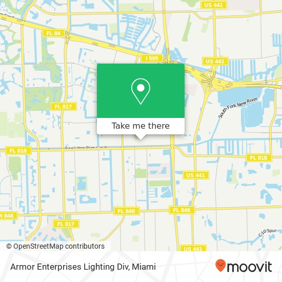Mapa de Armor Enterprises Lighting Div