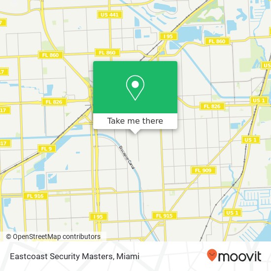 Eastcoast Security Masters map