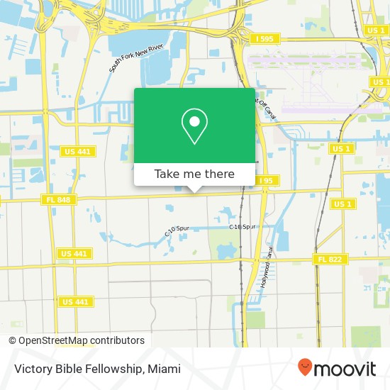 Victory Bible Fellowship map