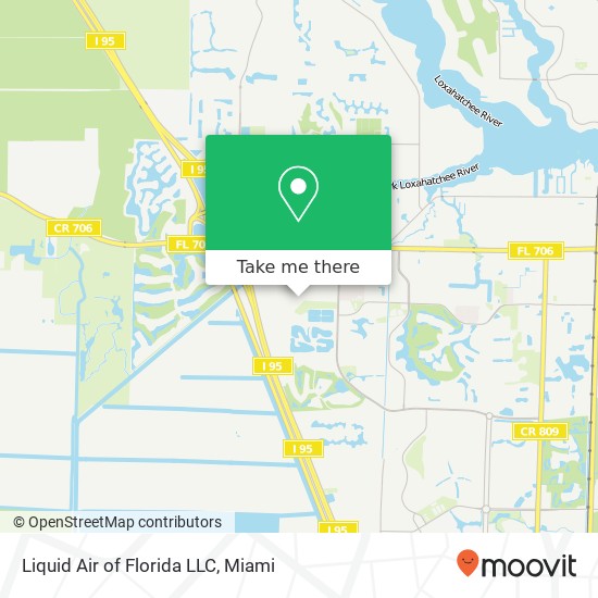 Mapa de Liquid Air of Florida LLC
