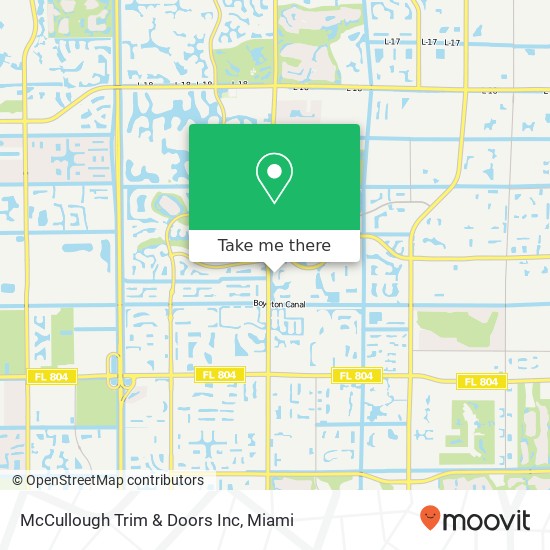 Mapa de McCullough Trim & Doors Inc