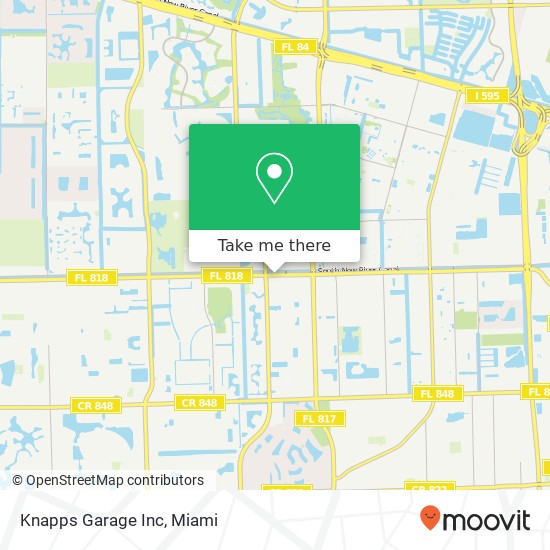 Knapps Garage Inc map