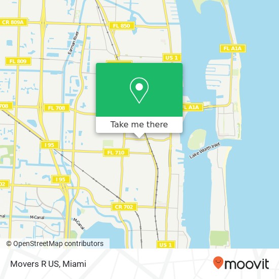 Movers R US map