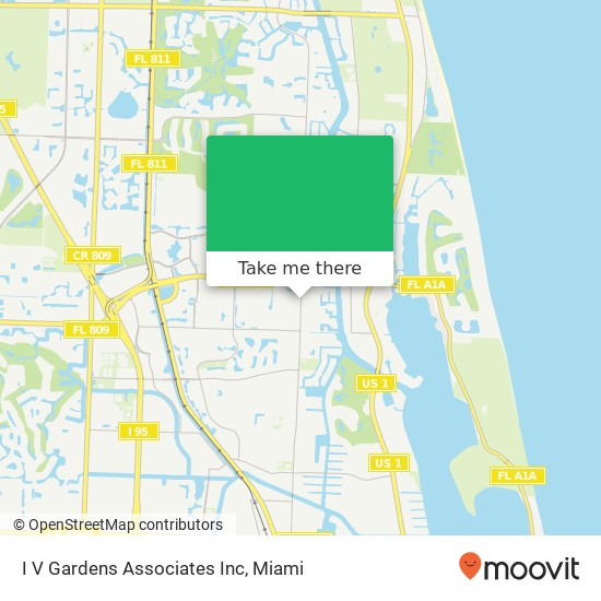Mapa de I V Gardens Associates Inc