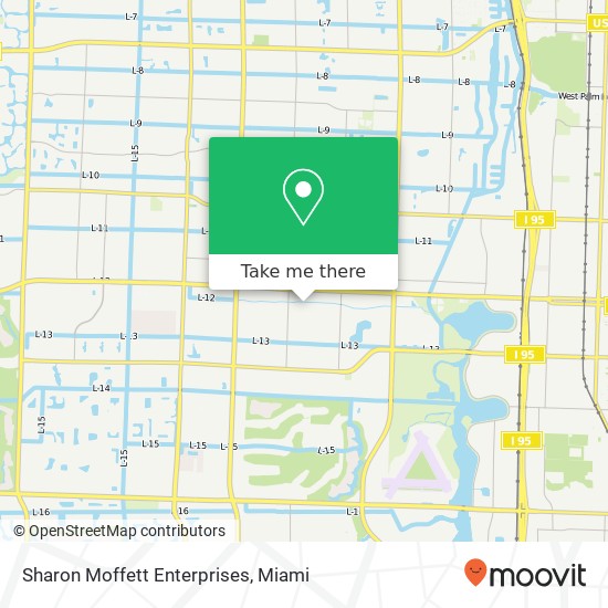 Sharon Moffett Enterprises map