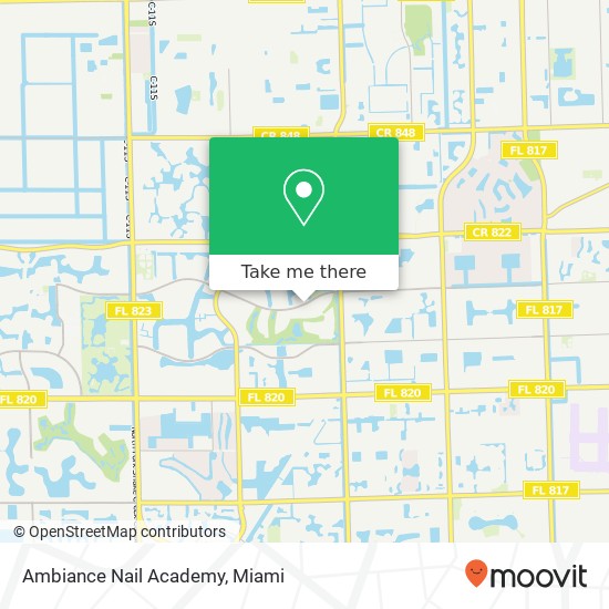 Ambiance Nail Academy map