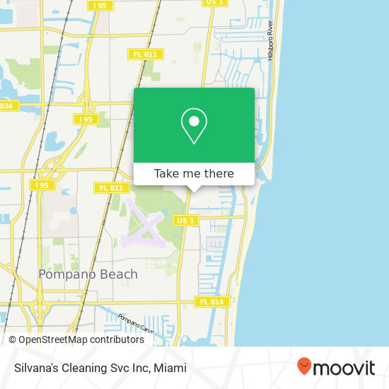 Mapa de Silvana's Cleaning Svc Inc