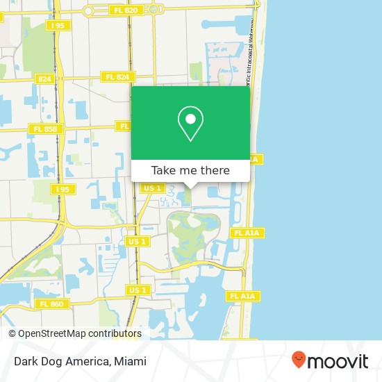 Dark Dog America map