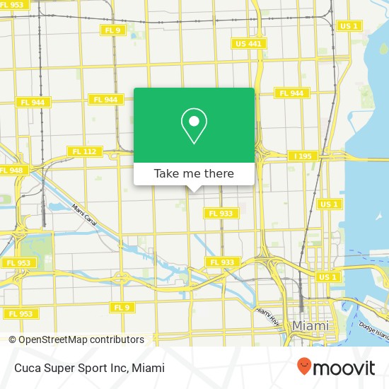 Cuca Super Sport Inc map