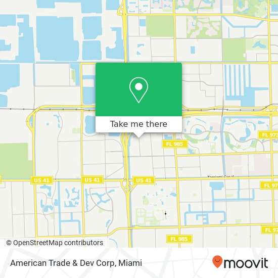 American Trade & Dev Corp map
