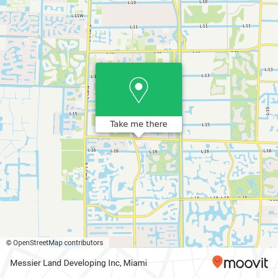 Messier Land Developing Inc map