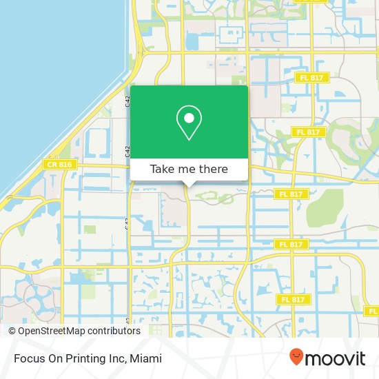 Focus On Printing Inc map