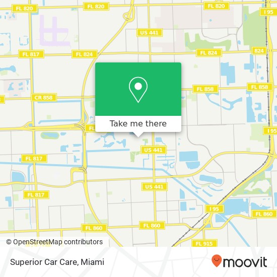 Superior Car Care map