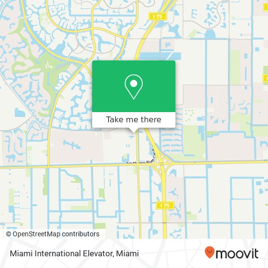 Mapa de Miami International Elevator