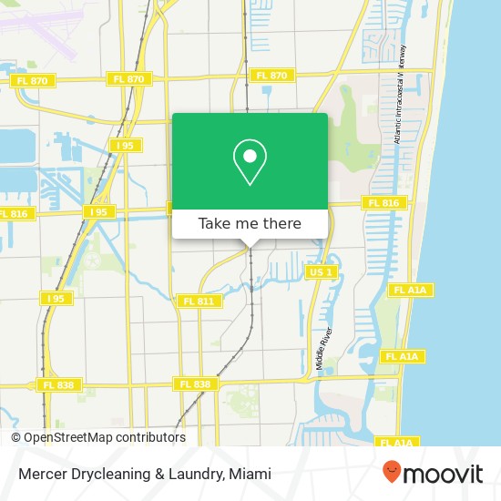 Mercer Drycleaning & Laundry map