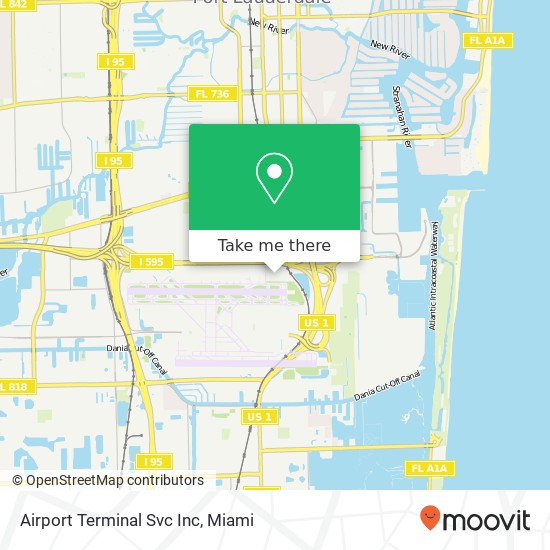 Airport Terminal Svc Inc map