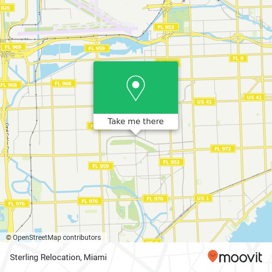 Sterling Relocation map