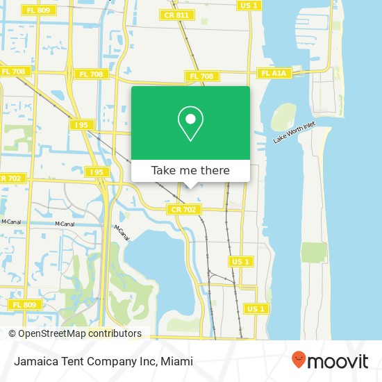 Jamaica Tent Company Inc map