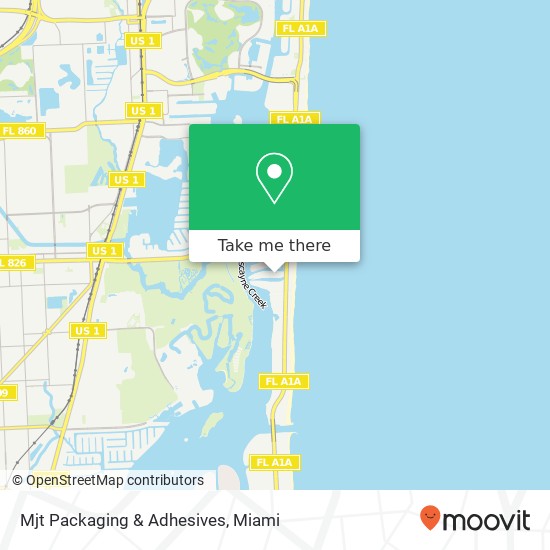 Mjt Packaging & Adhesives map