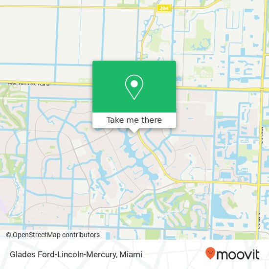 Mapa de Glades Ford-Lincoln-Mercury
