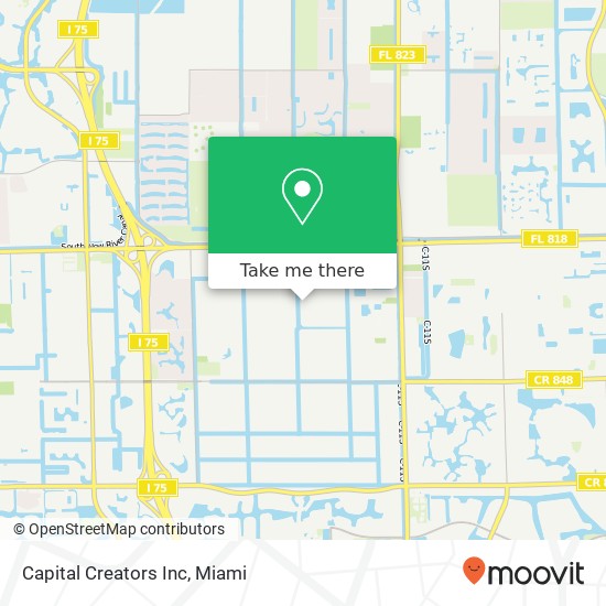 Capital Creators Inc map