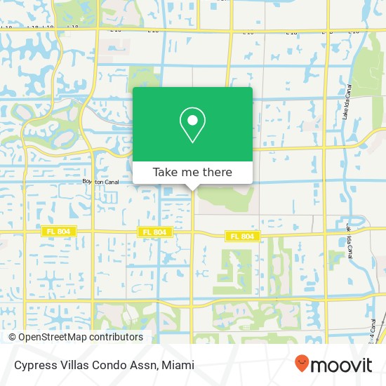 Cypress Villas Condo Assn map