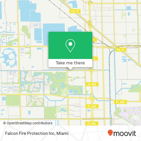 Falcon Fire Protection Inc map