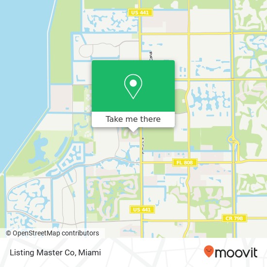 Listing Master Co map