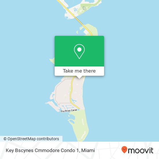 Key Bscynes Cmmodore Condo 1 map