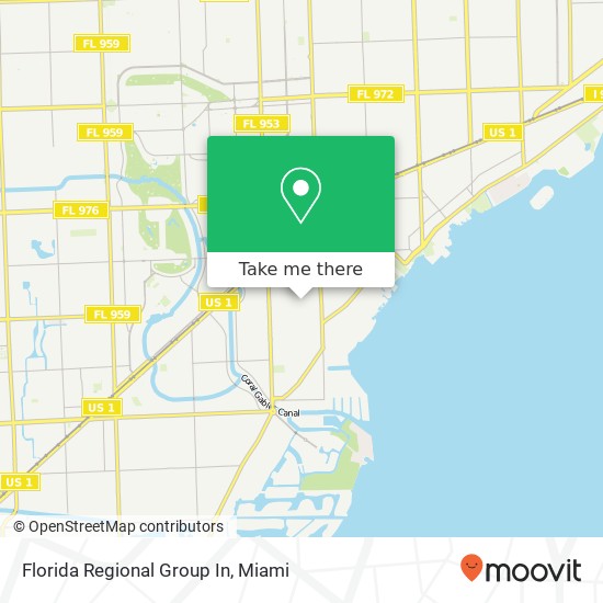 Mapa de Florida Regional Group In