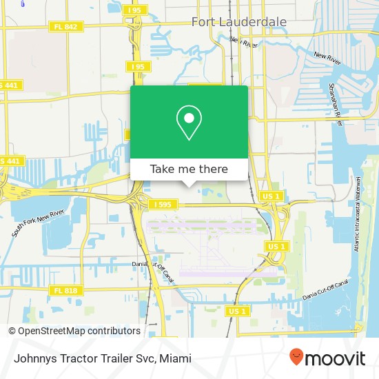 Johnnys Tractor Trailer Svc map