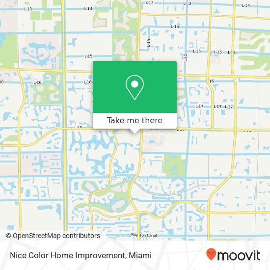 Mapa de Nice Color Home Improvement