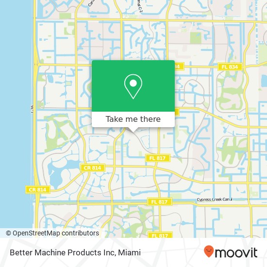 Mapa de Better Machine Products Inc