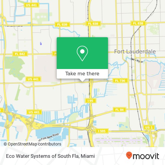 Eco Water Systems of South Fla map