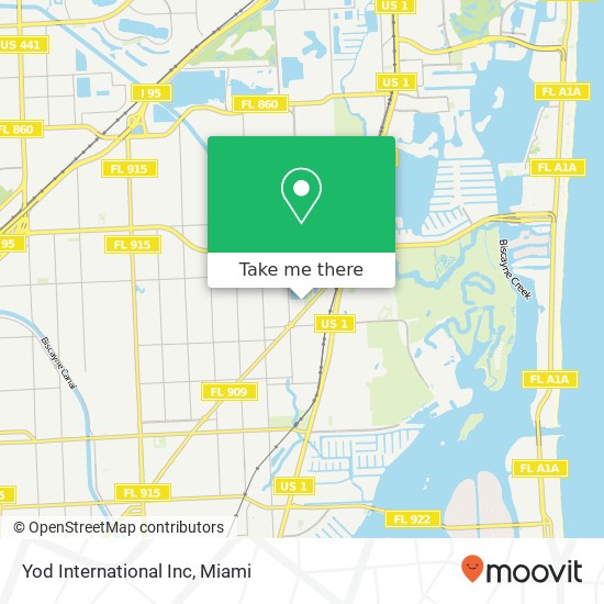 Yod International Inc map