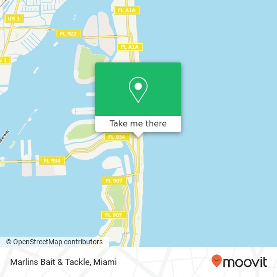 Marlins Bait & Tackle map