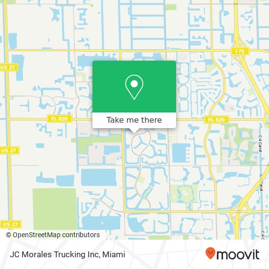JC Morales Trucking Inc map