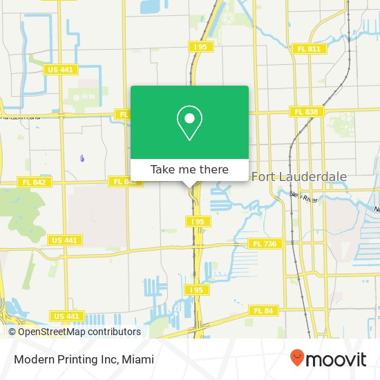 Mapa de Modern Printing Inc