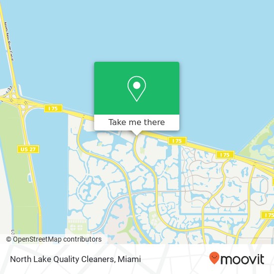North Lake Quality Cleaners map