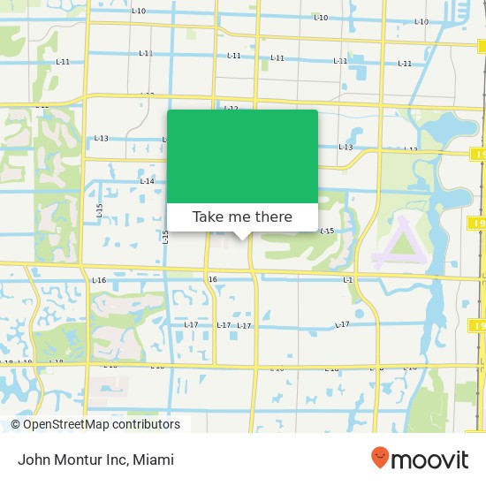 John Montur Inc map