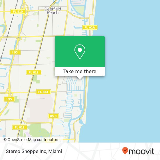 Stereo Shoppe Inc map