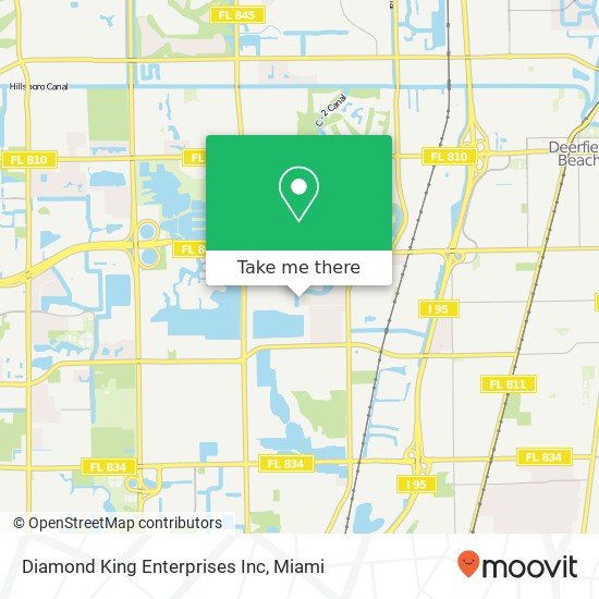 Diamond King Enterprises Inc map
