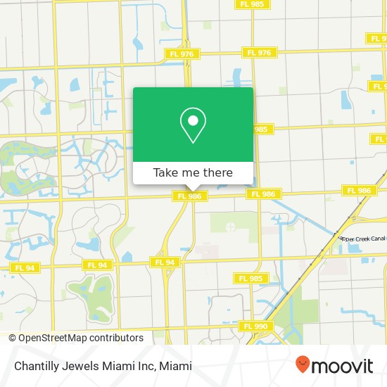 Mapa de Chantilly Jewels Miami Inc