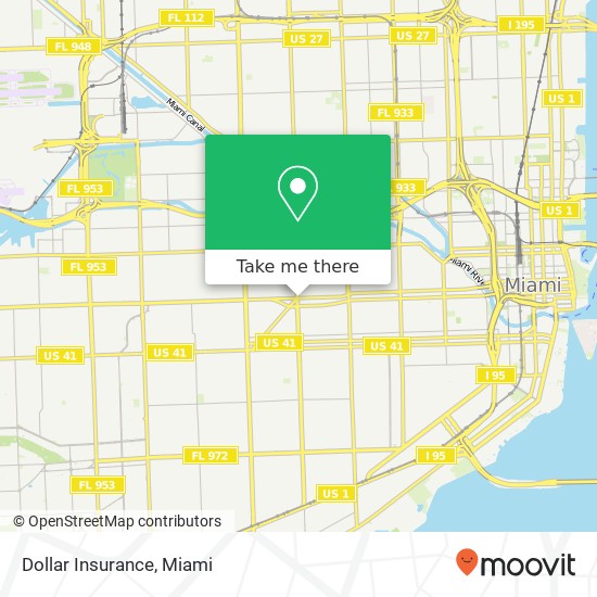 Dollar Insurance map